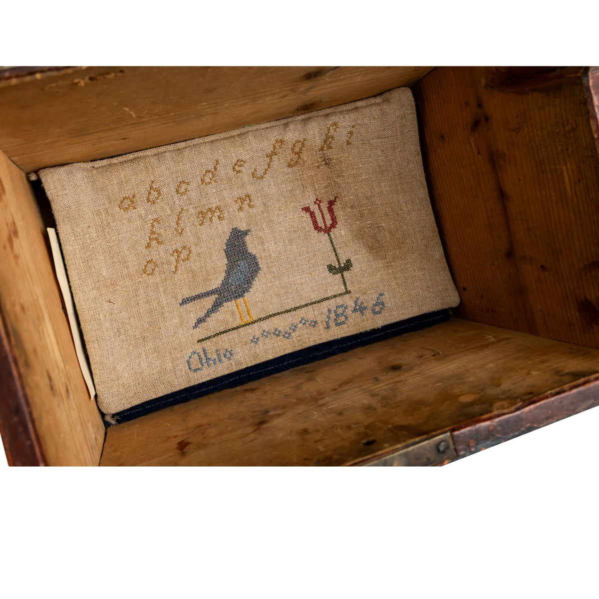 Norwegian Painted Dome Lid Box ROXY Eleish Van Breems Home