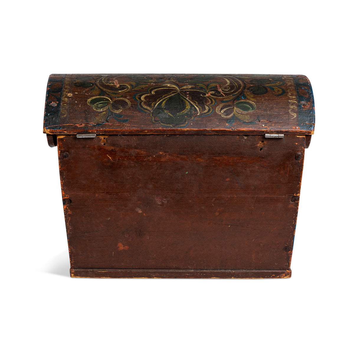 Norwegian Painted Dome Lid Box ROXY Eleish Van Breems Home