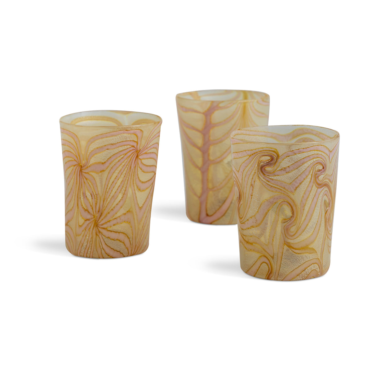 Wild Collection Tumbler Rose & Gold Mixed Patterns Eleish Van Breems Home
