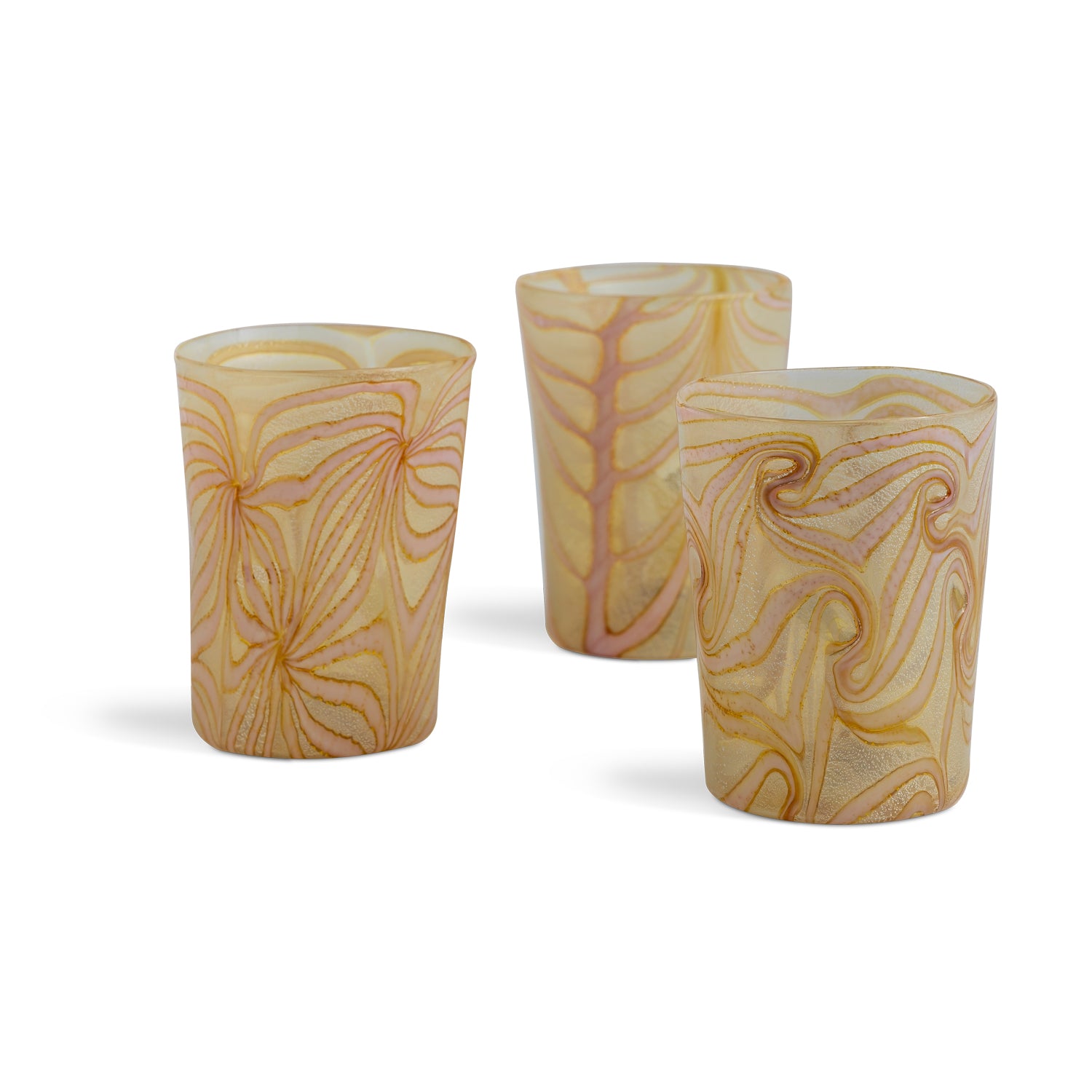 Wild Collection Tumbler Rose & Gold Mixed Patterns Eleish Van Breems Home