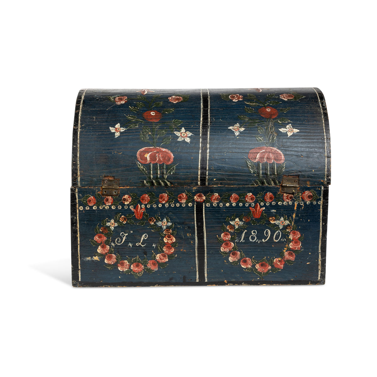 Painted Dome Swedish Box Eleish Van Breems Home
