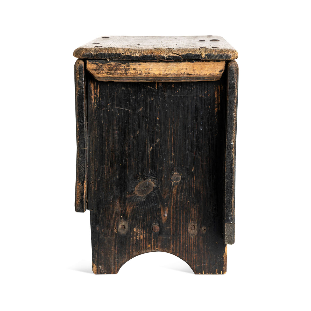 Small Black Swedish Stool Eleish Van Breems Home