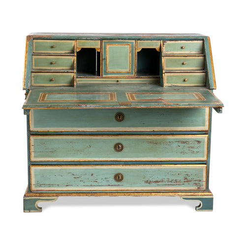 Swedish Gustavian Painted Slant-Front Desk