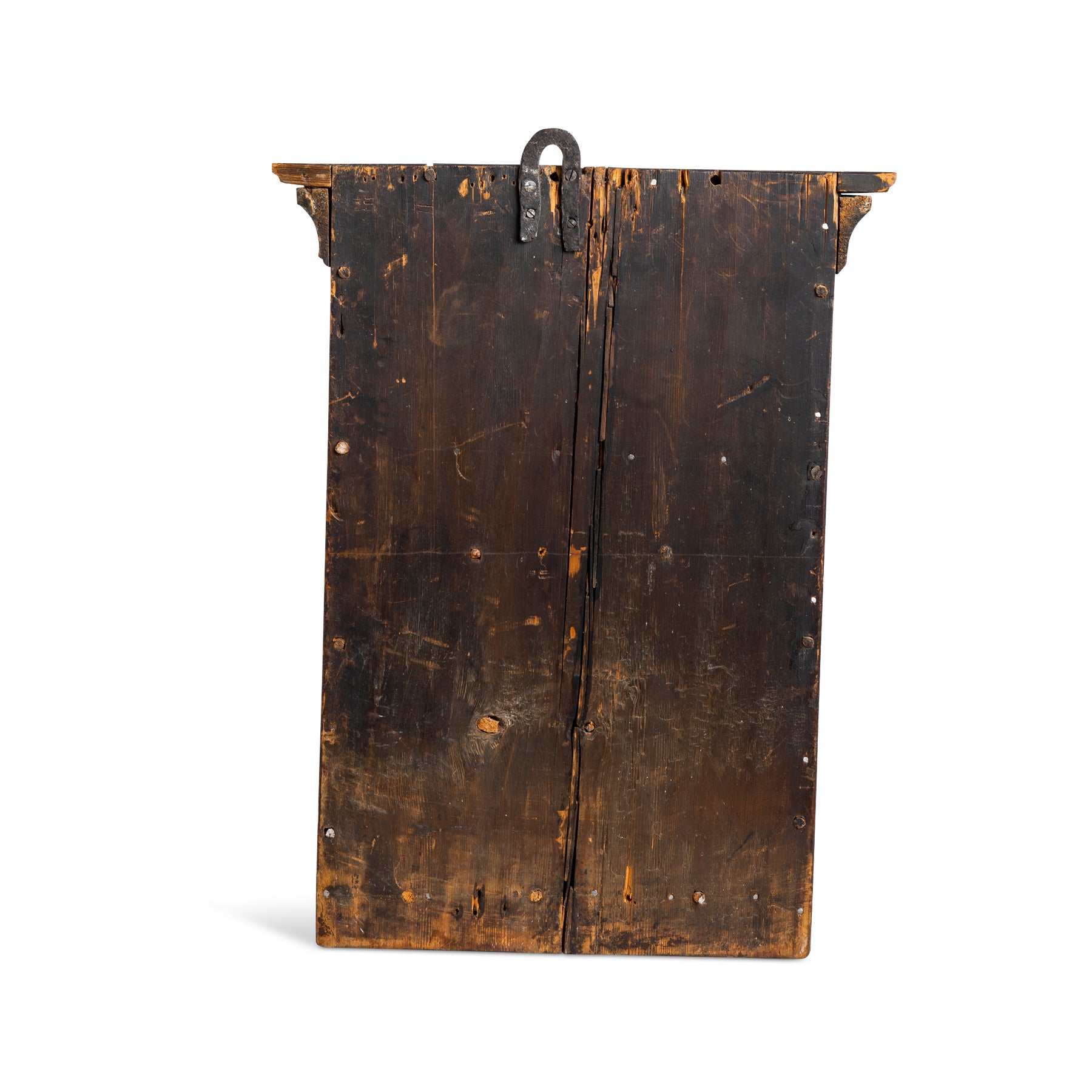 Swedish Dalarna Painted Hanging Corner Cupboard Eleish Van Breems Home