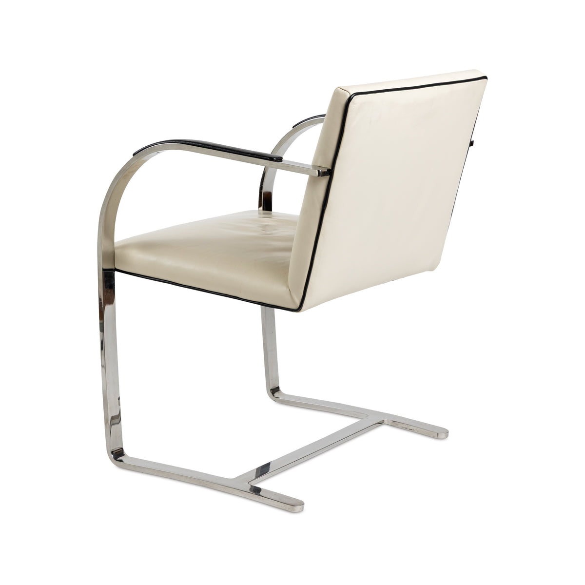 Pair of Knoll Flat Bar Brno Leather Chairs Eleish Van Breems Home