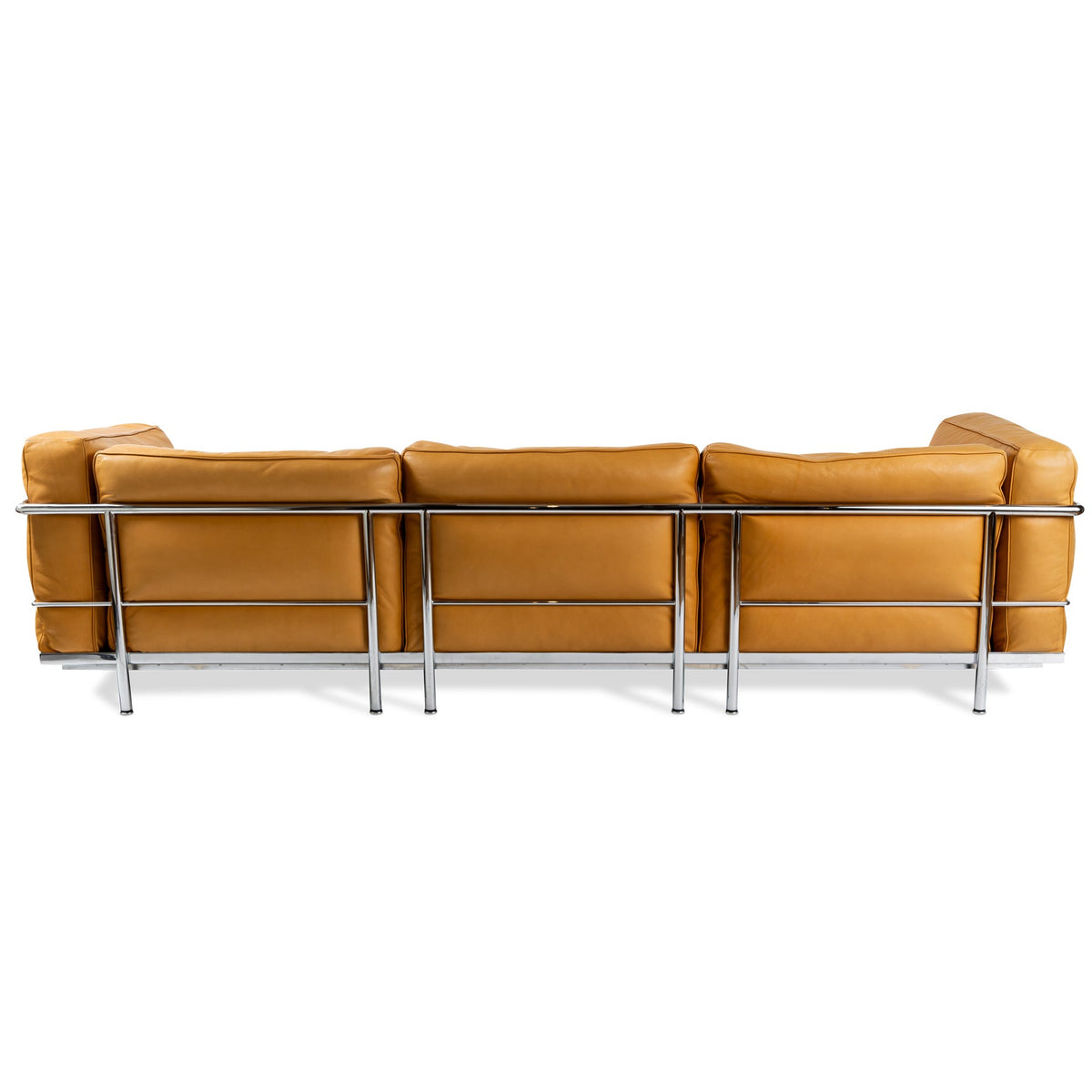 LeCorbu/Cassina Tan Leather Sofa Eleish Van Breems Home