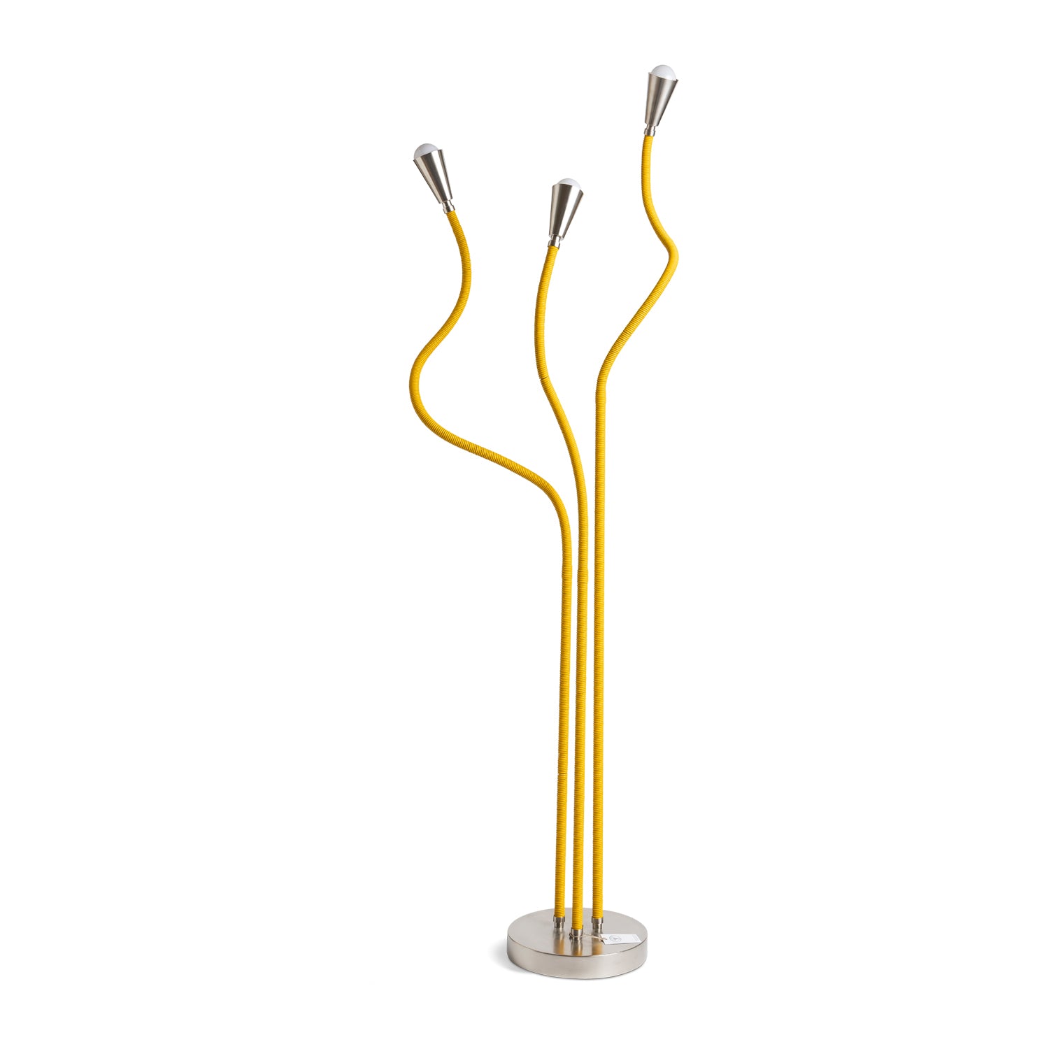 Trident Floor Lamp Brushed Nickel Eleish Van Breems Home