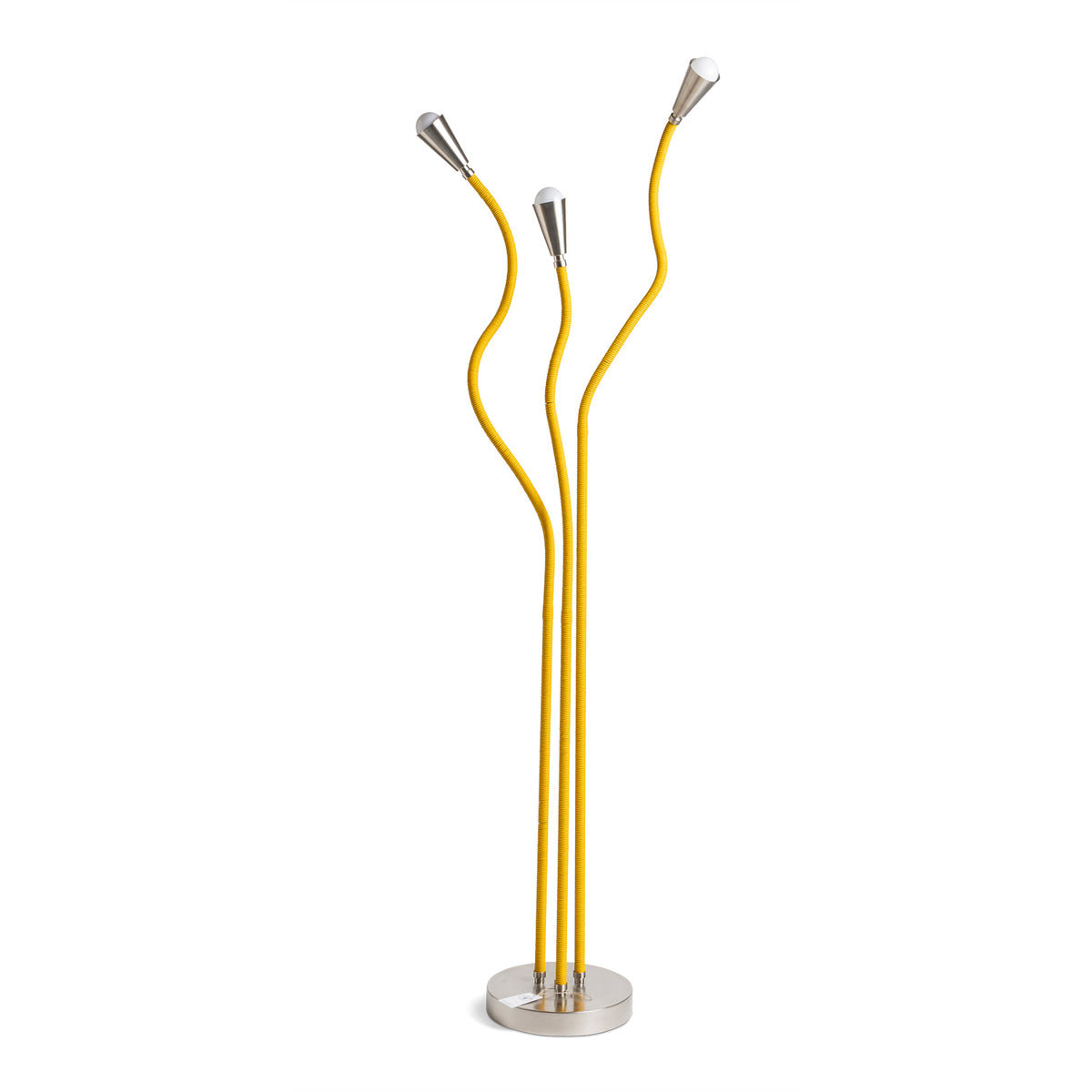 Trident Floor Lamp Brushed Nickel Eleish Van Breems Home