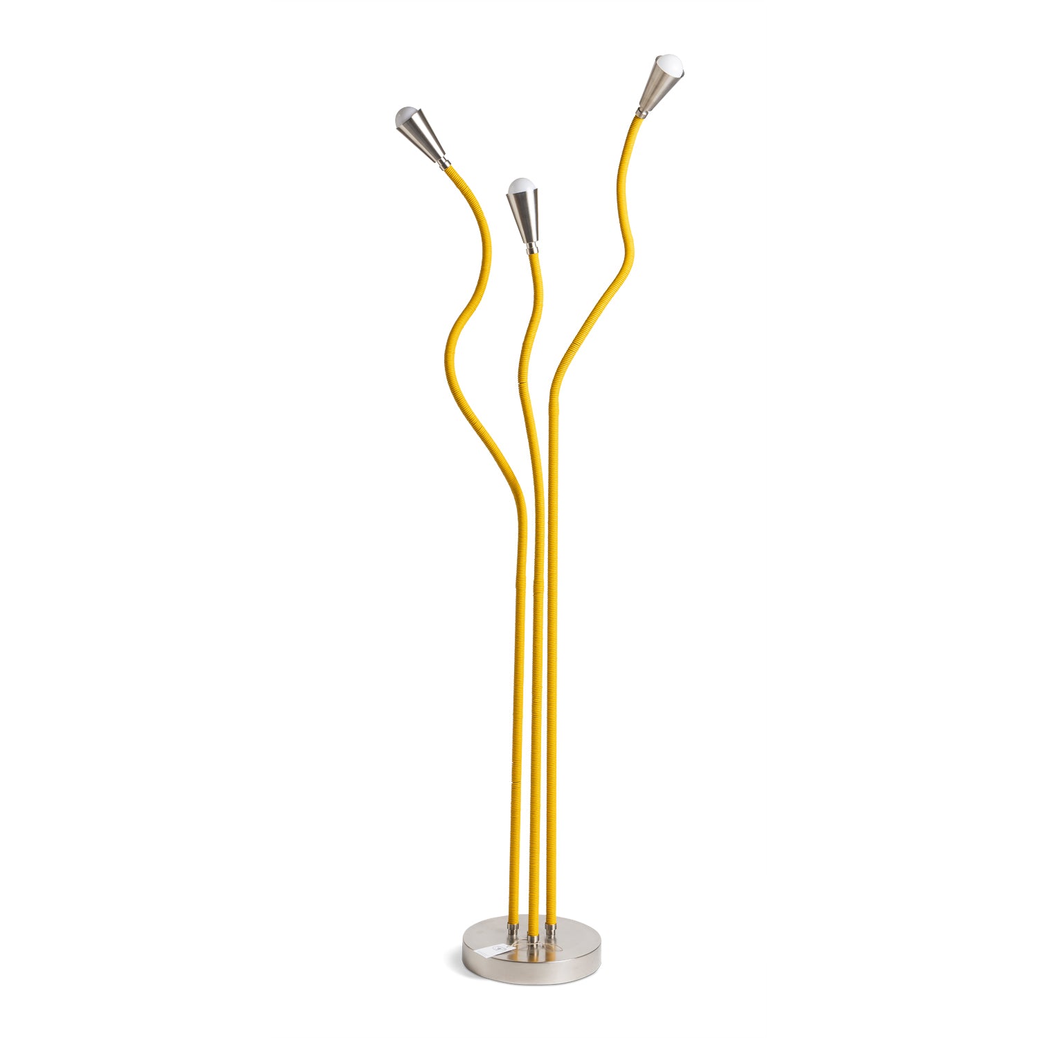 Trident Floor Lamp Brushed Nickel Eleish Van Breems Home