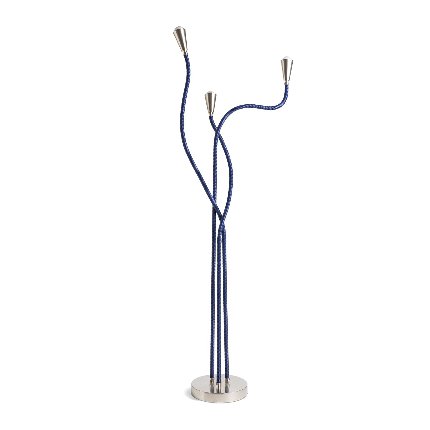 Trident Floor Lamp Brushed Nickel Eleish Van Breems Home