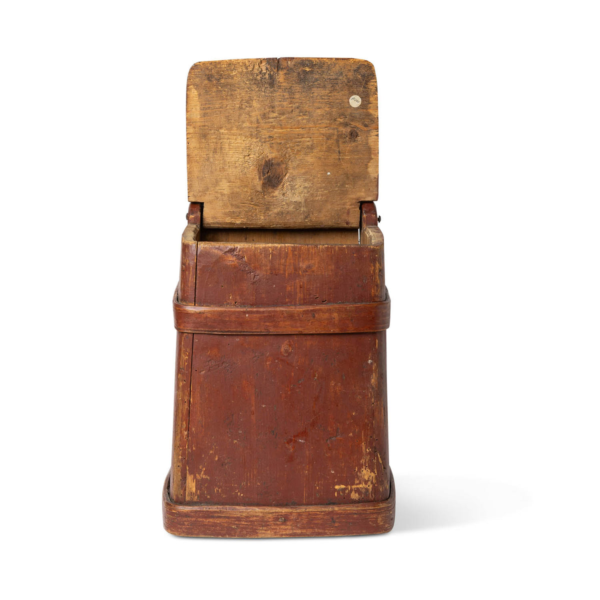 Scandinavian Painted Lidded Storage Box, 19th C Eleish Van Breems Home