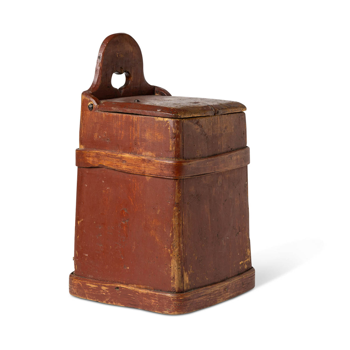 Scandinavian Painted Lidded Storage Box, 19th C Eleish Van Breems Home