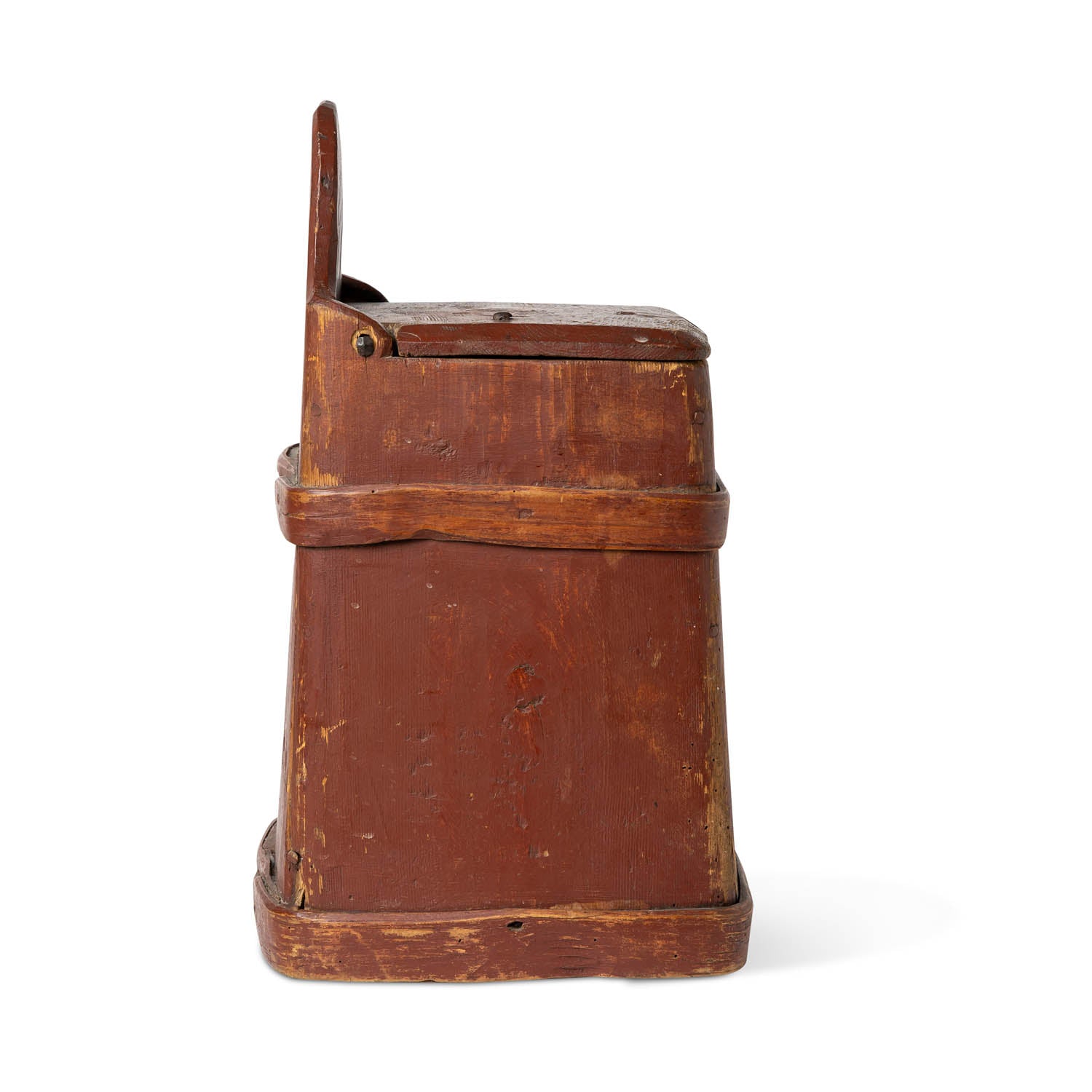 Scandinavian Painted Lidded Storage Box, 19th C Eleish Van Breems Home