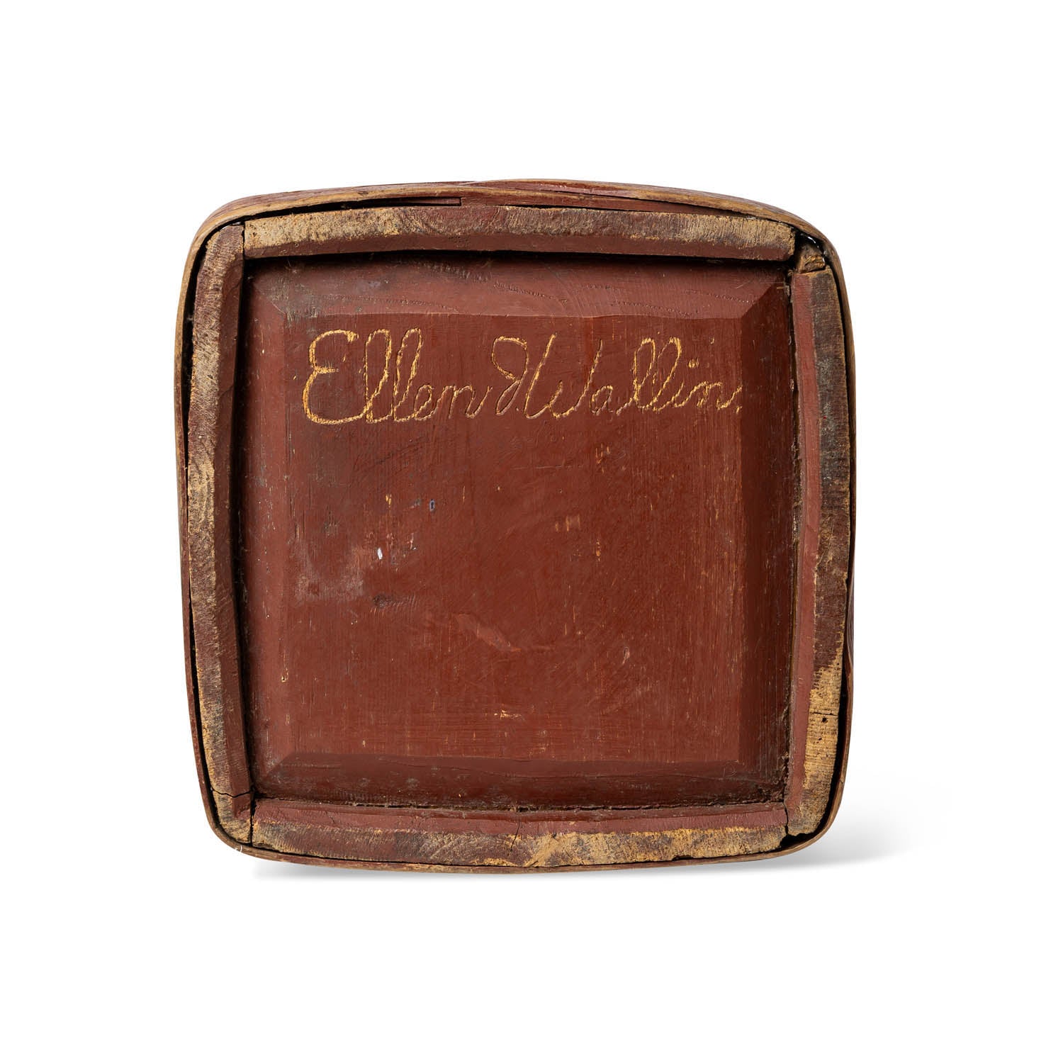 Scandinavian Painted Lidded Storage Box, 19th C Eleish Van Breems Home