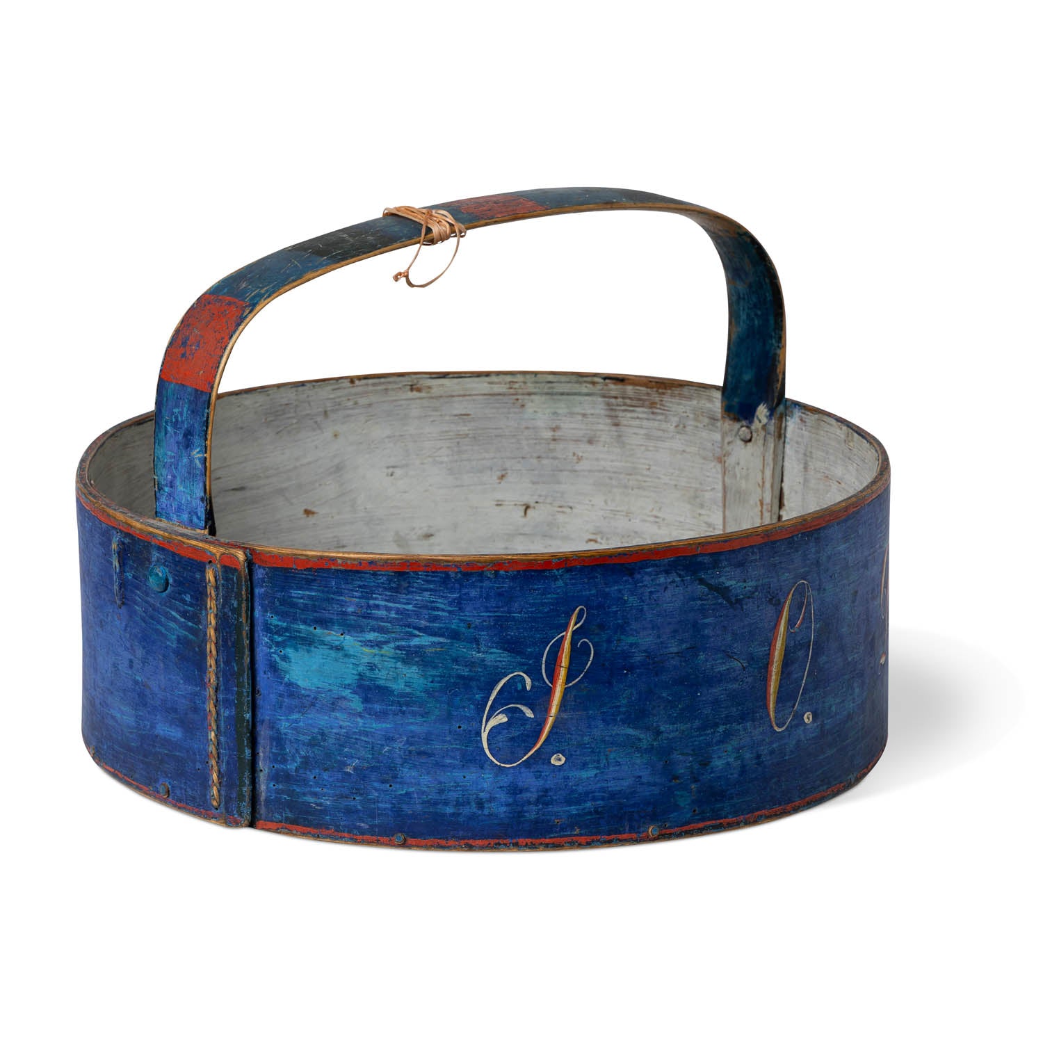 Norwegian Bentwood Basket Dated 1873 Eleish Van Breems Home