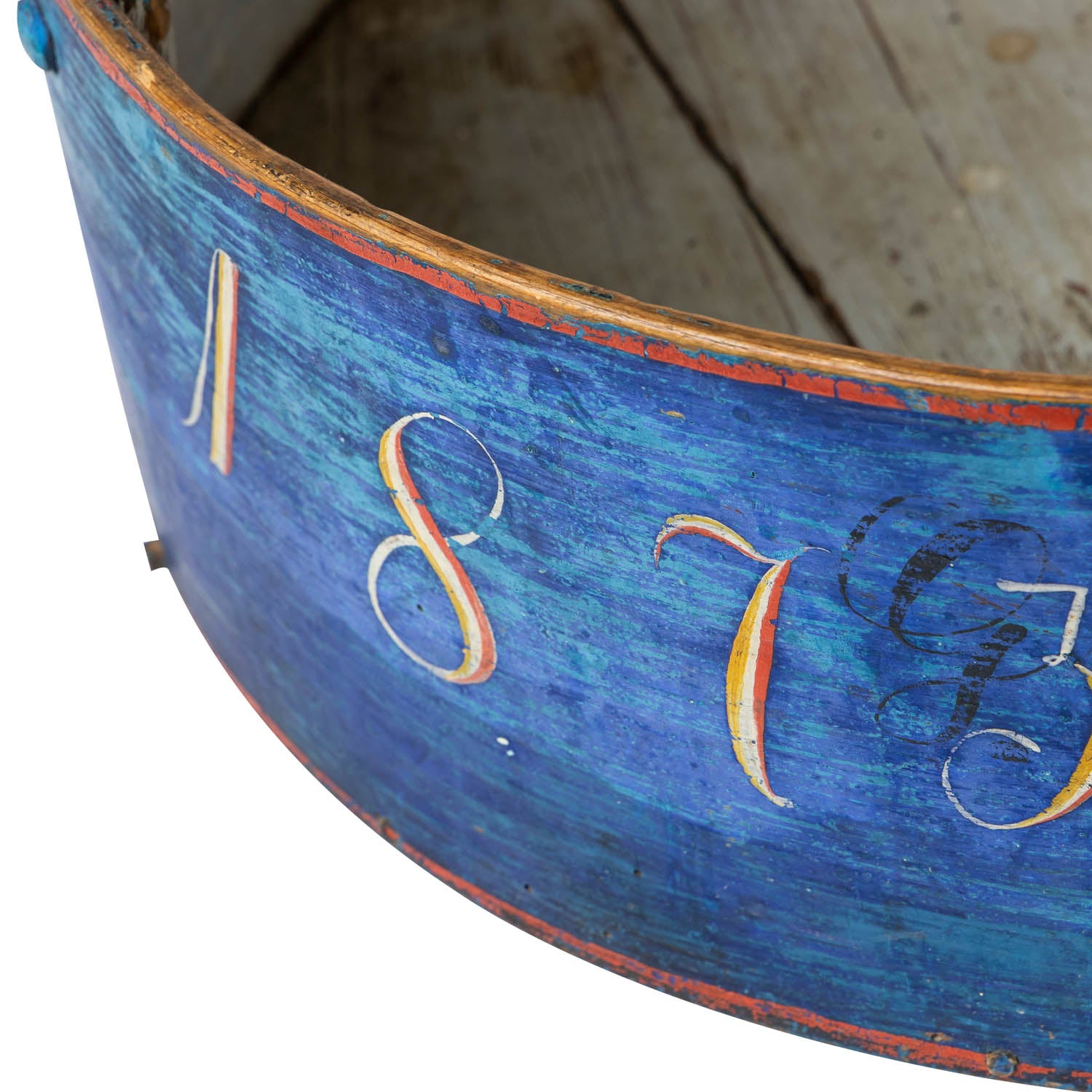 Norwegian Bentwood Basket Dated 1873 Eleish Van Breems Home