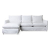 Beacon Two Piece Sectional in Fresno Alabaster LF Chaise RF Loveseat