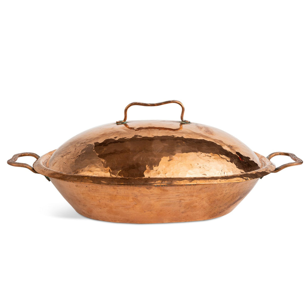 Copper Braiser/ Covered Roasting Pan Eleish Van Breems Home