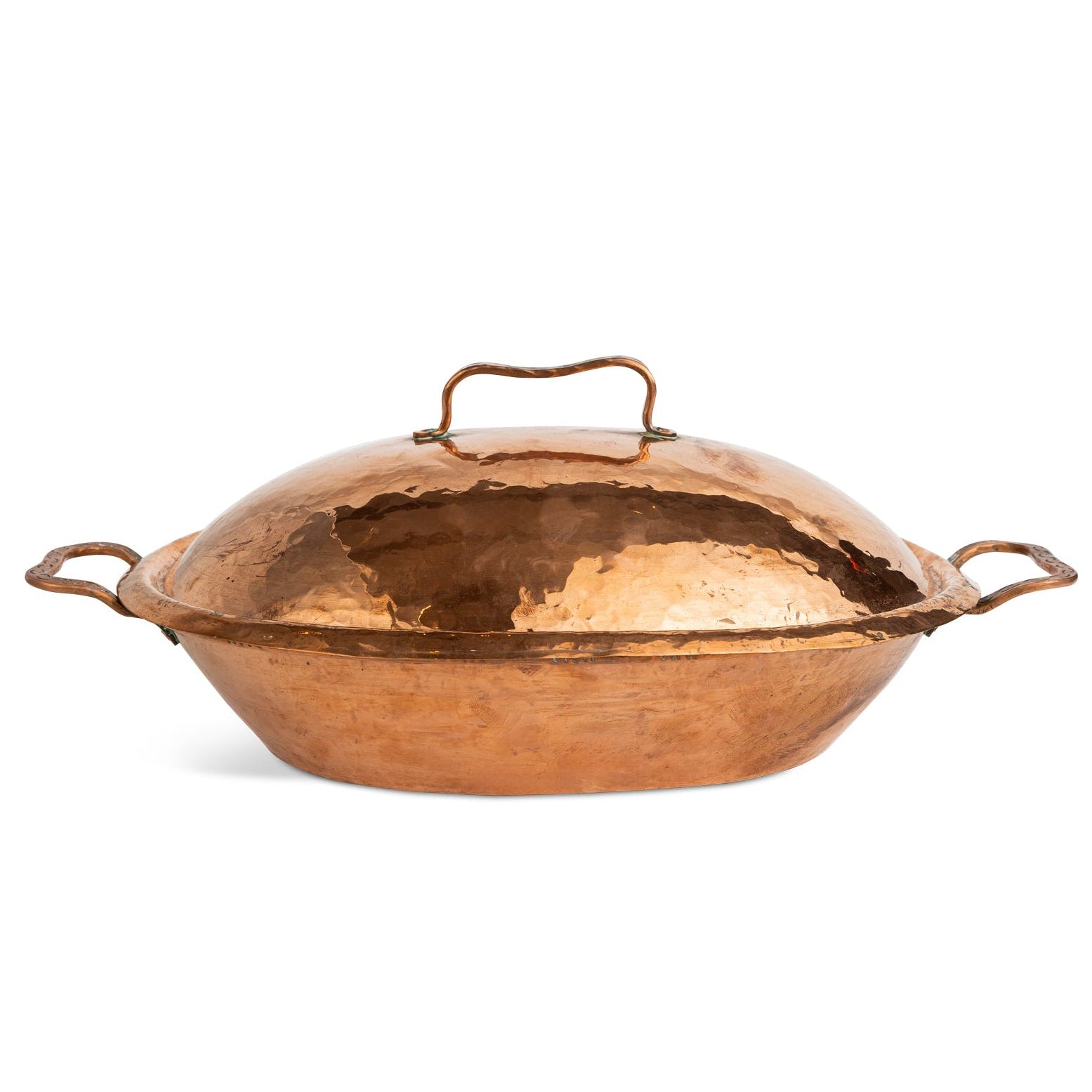 Copper Braiser/ Covered Roasting Pan Eleish Van Breems Home