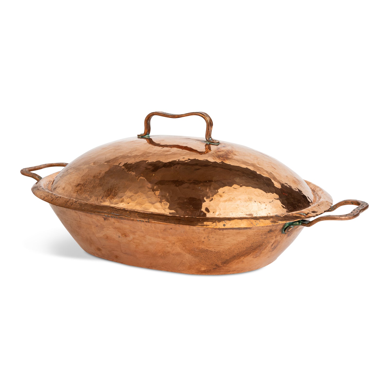 Copper Braiser/ Covered Roasting Pan Eleish Van Breems Home