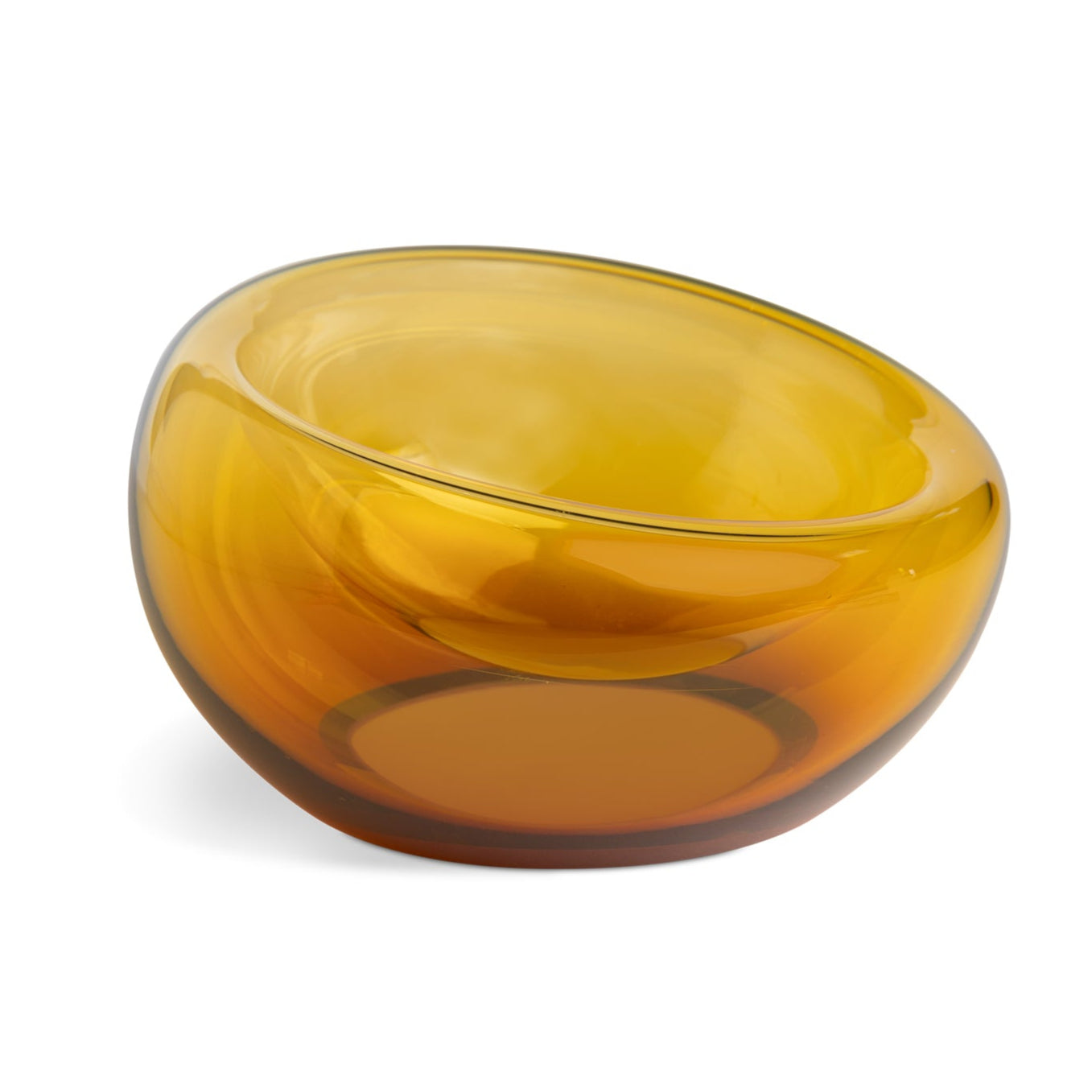 Caldera Medium Handmade Glass Bowl Eleish Van Breems Home