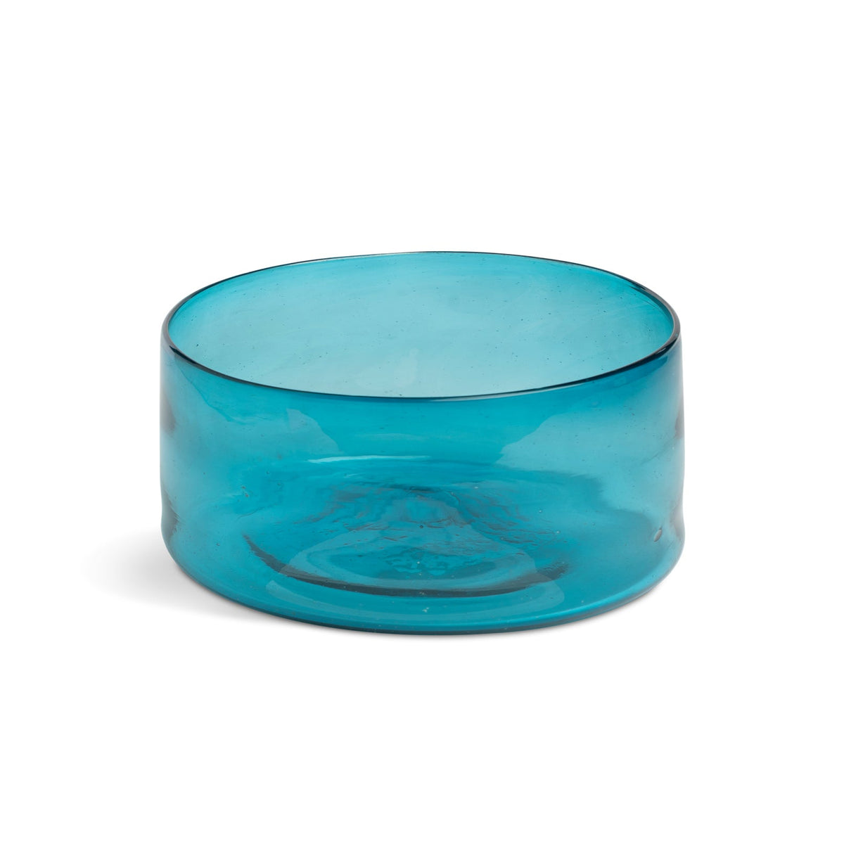 Mid-Century, Murano, Cerulean Blue, Hand-Glass Bowl Eleish Van Breems Home