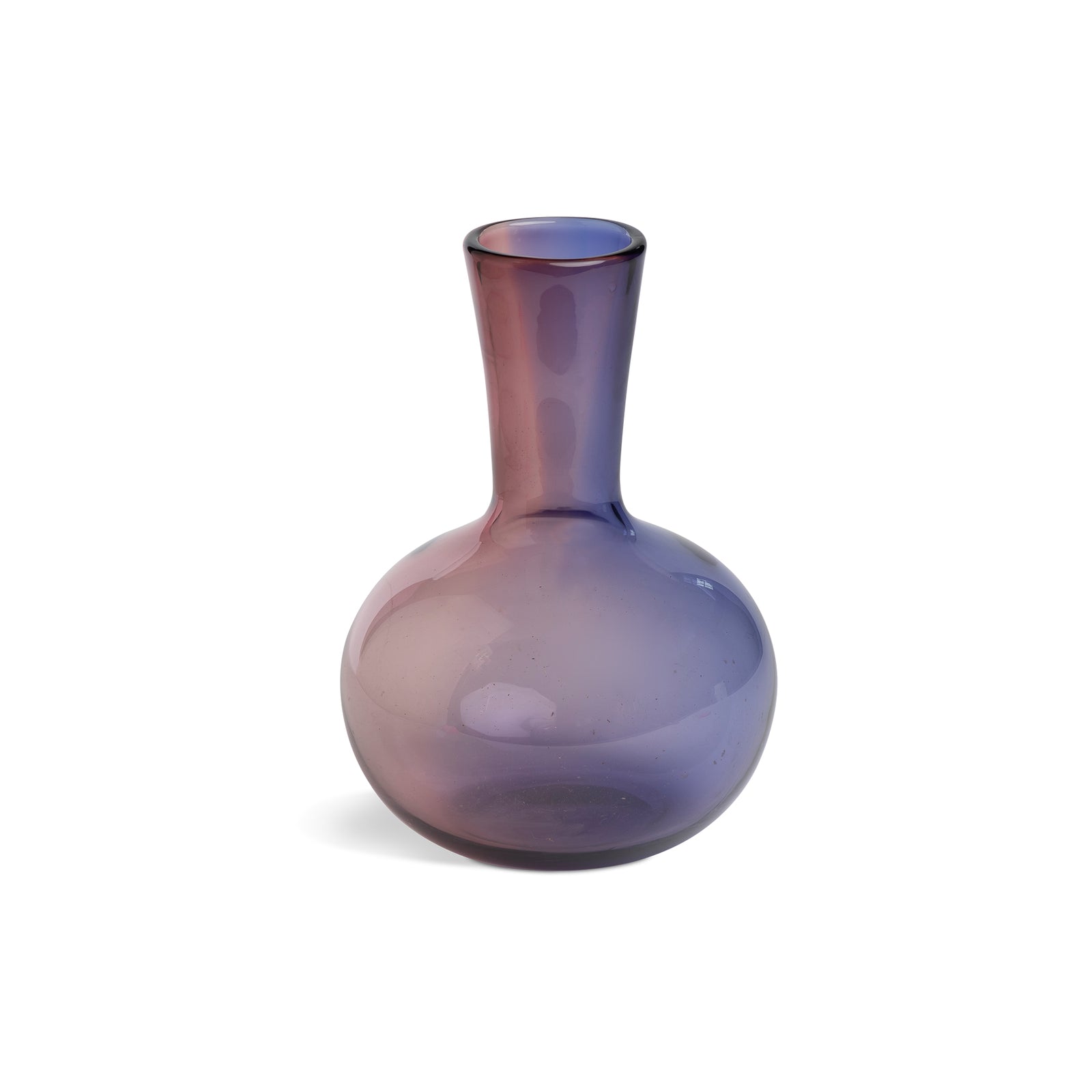 Mid-Century Amethyst Hand-Blown Glass Vase Eleish Van Breems Home