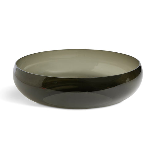 Mid-Century Finnish Smokey Acrylic Bowl by Yki Nummi for Sanka