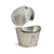 Art Deco Silver-plate Hat Box Ice Bucket Eleish Van Breems Home