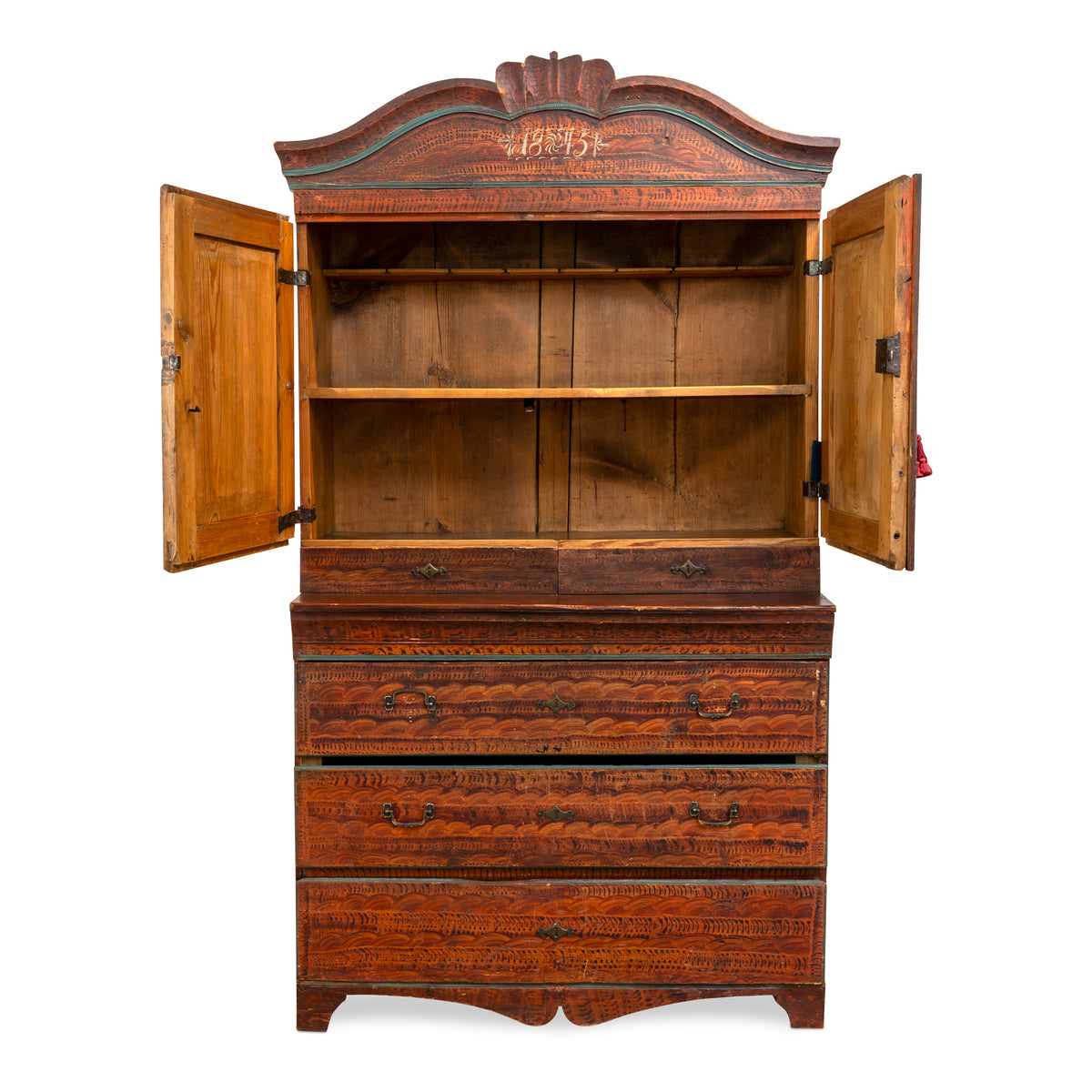 Armiore In Original Paint, Dated 1845 Eleish Van Breems Home