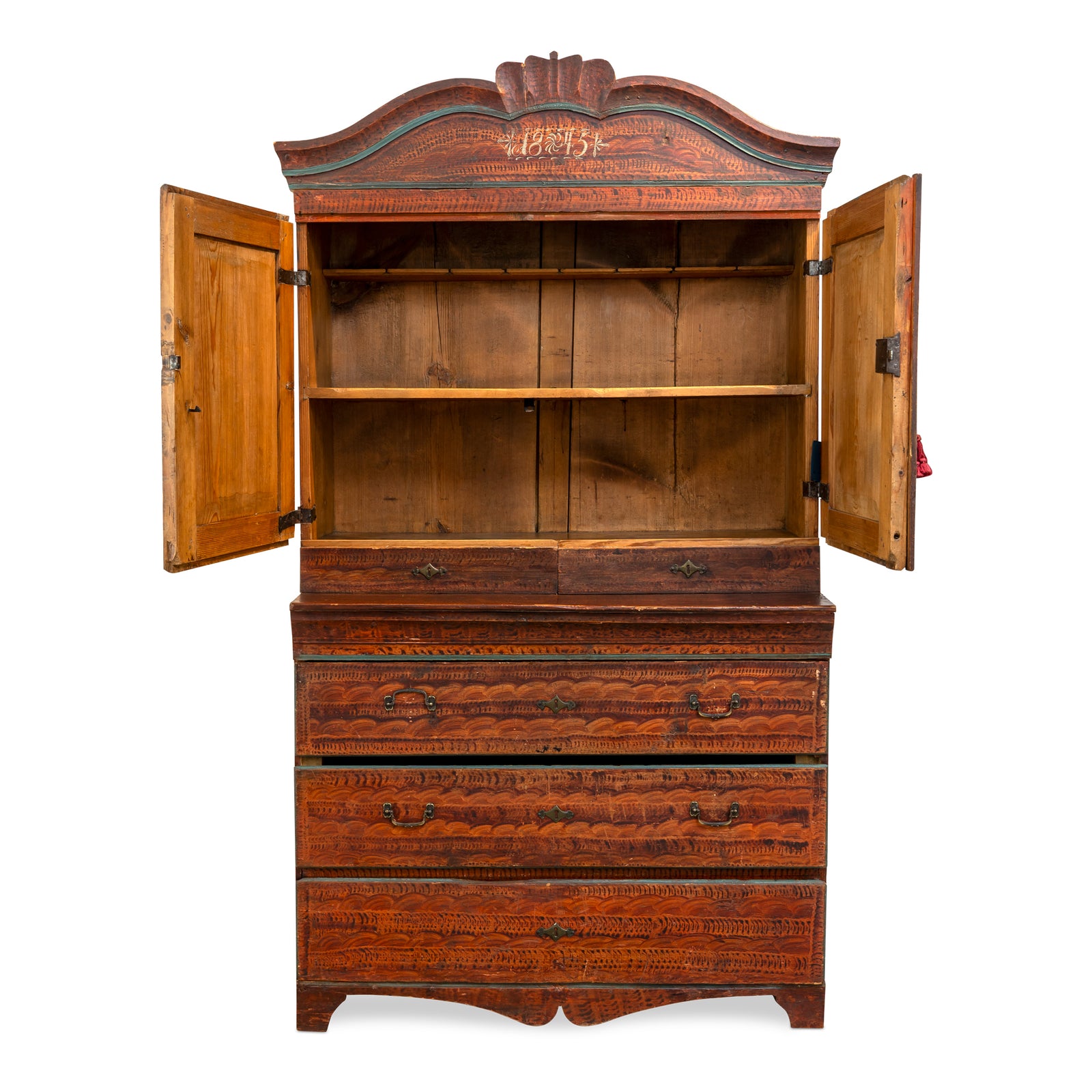 Armiore In Original Paint, Dated 1845 Eleish Van Breems Home