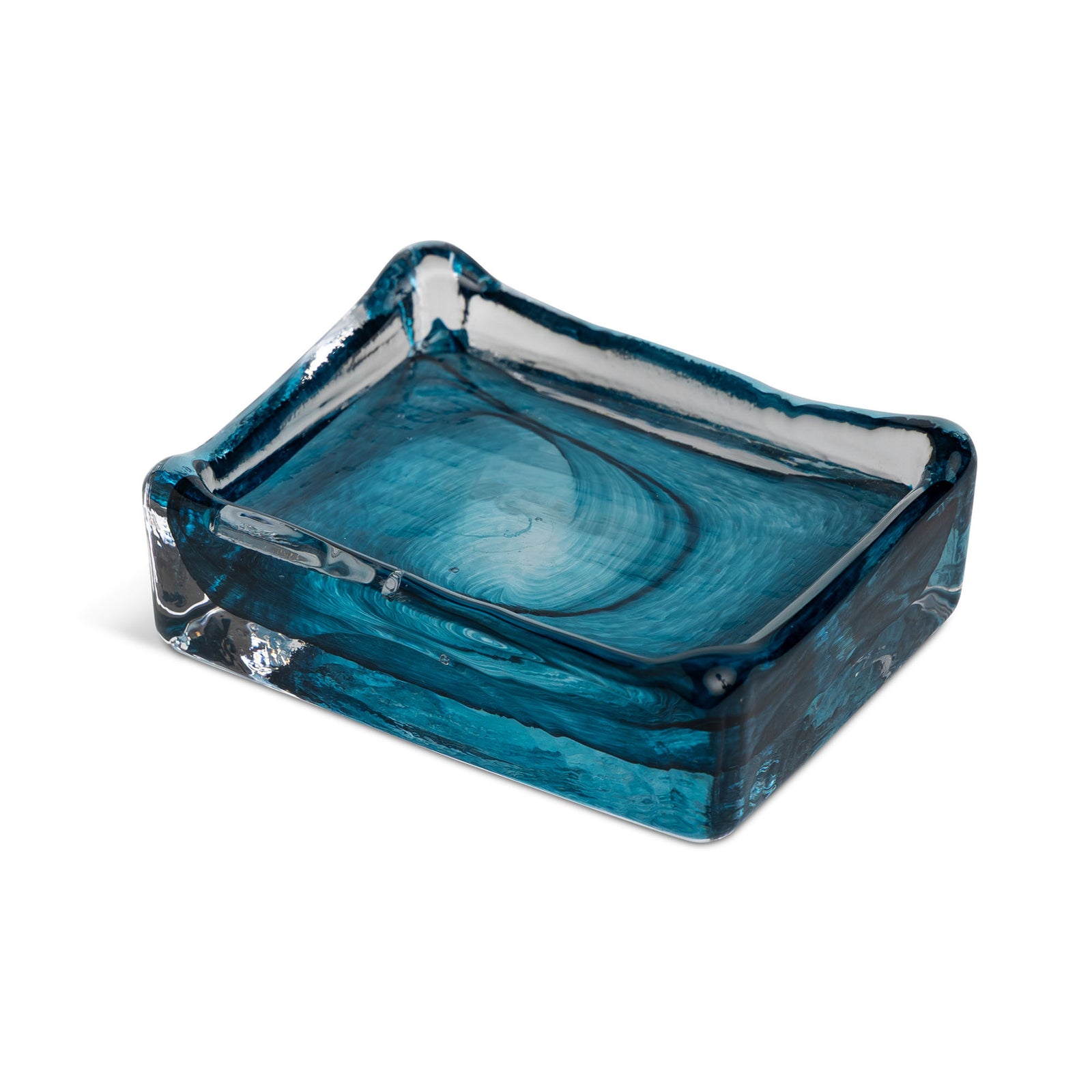 Colored Glass Soap Dish Eleish Van Breems Home