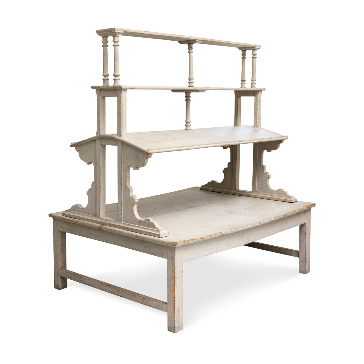 Gustavian Style Edwardian White Book Stand Eleish Van Breems Home
