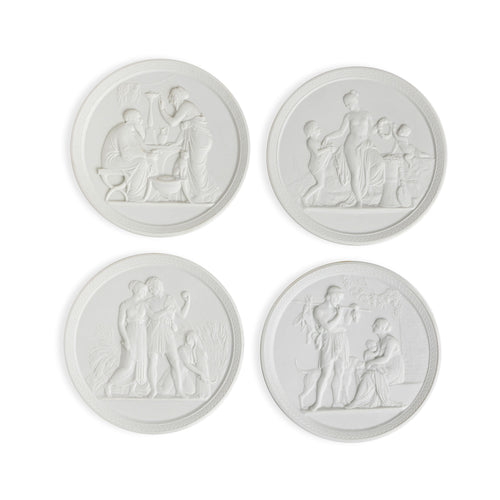 Royal Copenhagen Four Seasons Porcelain Plaques