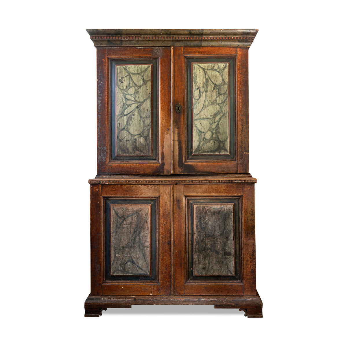 Late 18th C. Swedish Painted Cabinet Eleish Van Breems Home