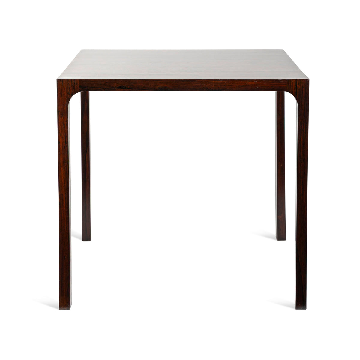 Pair of Leif Jacobsen Square Rosewood Side Tables Eleish Van Breems Home
