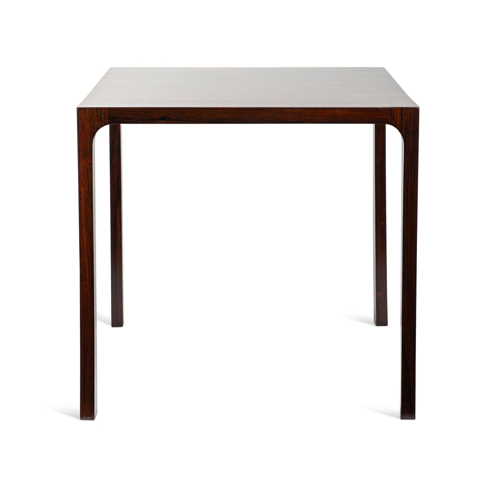 Pair of Leif Jacobsen Square Rosewood Side Tables Eleish Van Breems Home