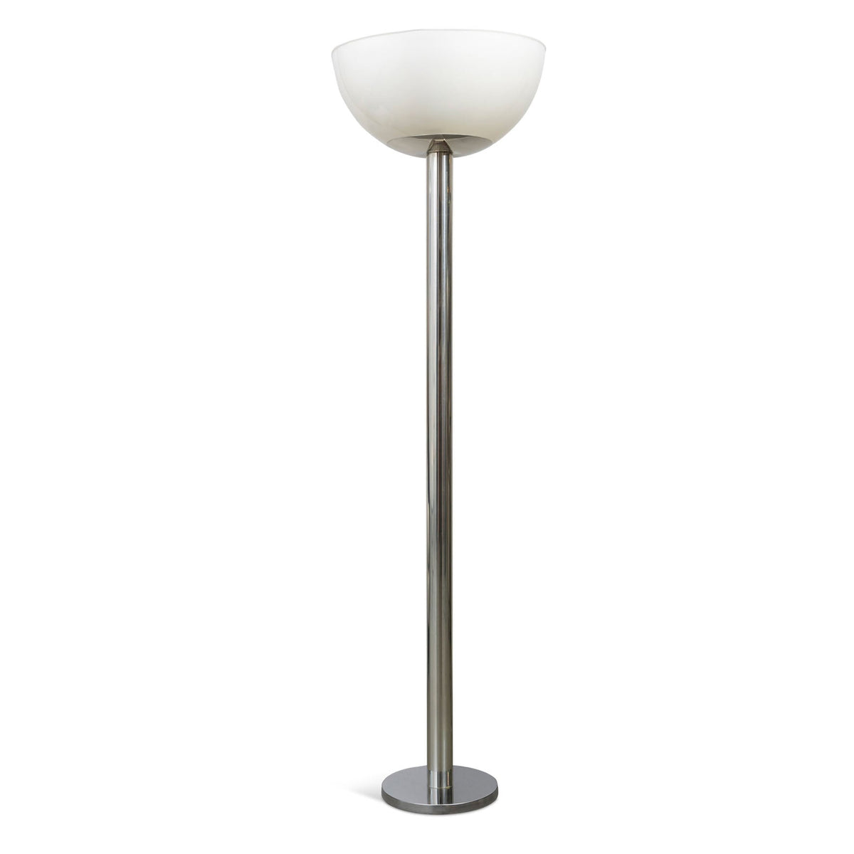 Mid-Century Italian Chrome Turchese Lamp Eleish Van Breems Home