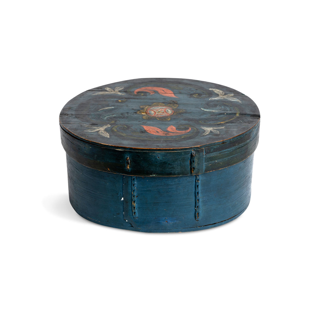 Swedish Early 19th C. Bentwood Round Box Eleish Van Breems Home