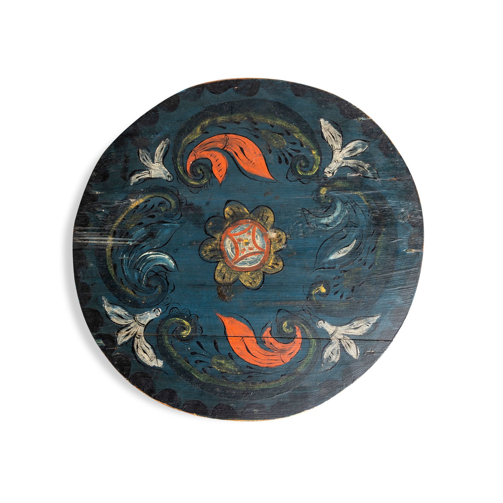 Swedish Early 19th C. Bentwood Round Box Eleish Van Breems Home