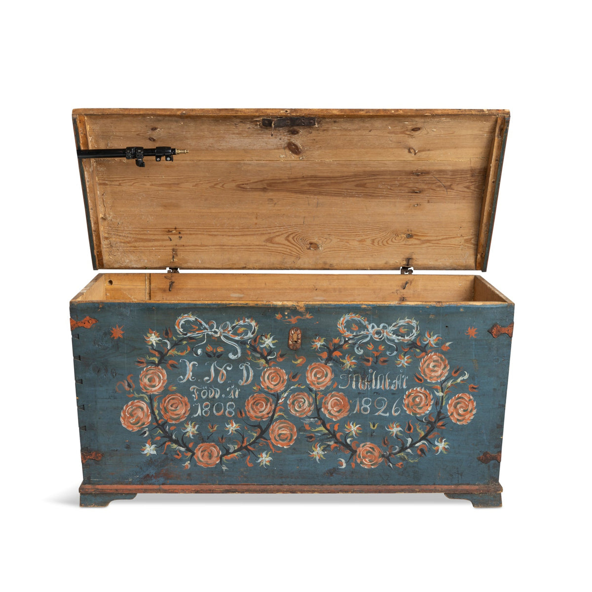 Swedish Blue Domed Trunk Eleish Van Breems Home