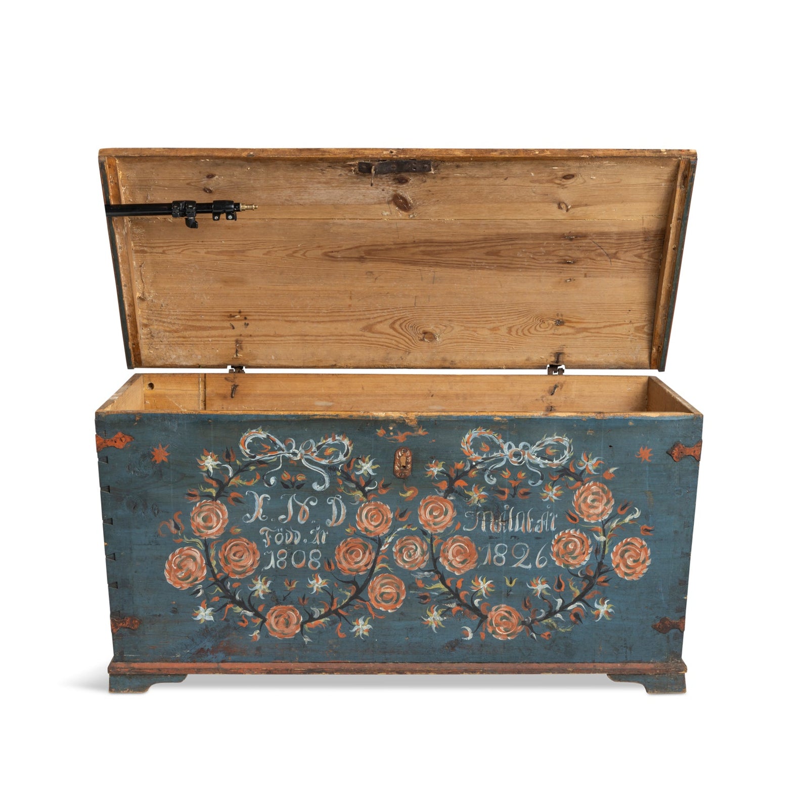Swedish Blue Domed Trunk Eleish Van Breems Home