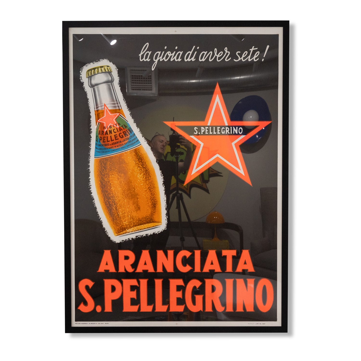 San Pellegrino Poster Framed