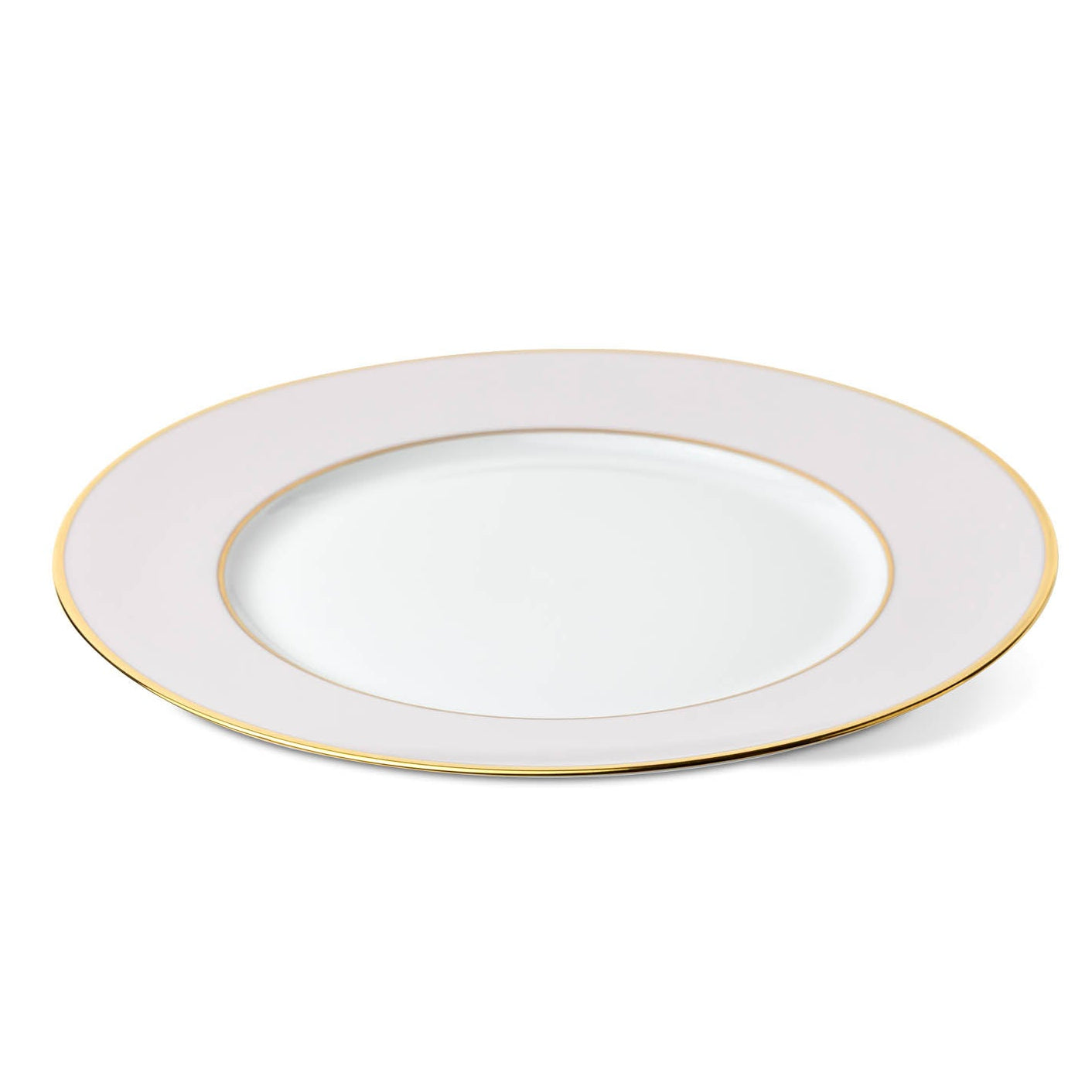 Augarten Colored Charger Plate with Gold Rim 13" Eleish Van Breems Home