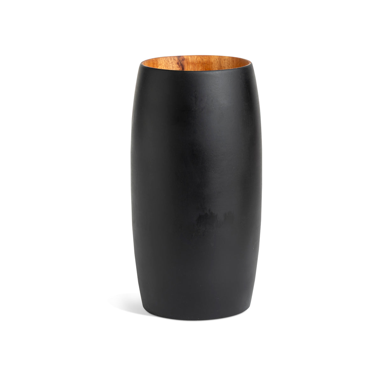 Itza Wood Tall Wood Vase Eleish Van Breems Home