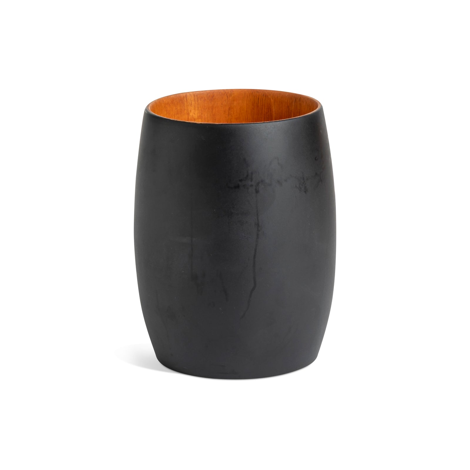 Itza Wood Short Wooden Vase Eleish Van Breems Home