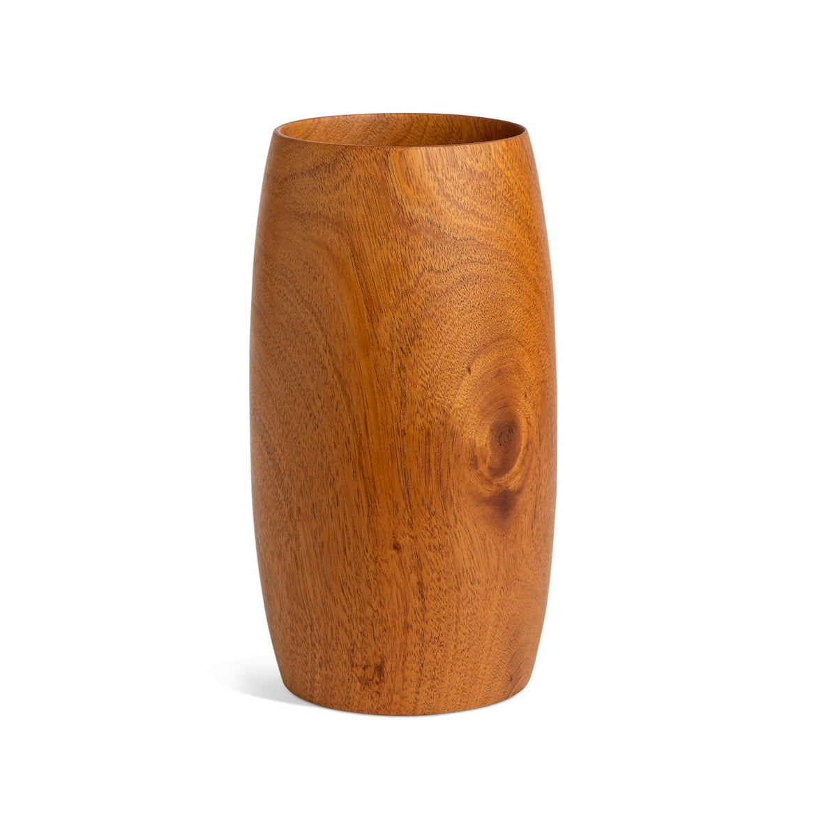 Itza Wood Tall Wood Vase Eleish Van Breems Home