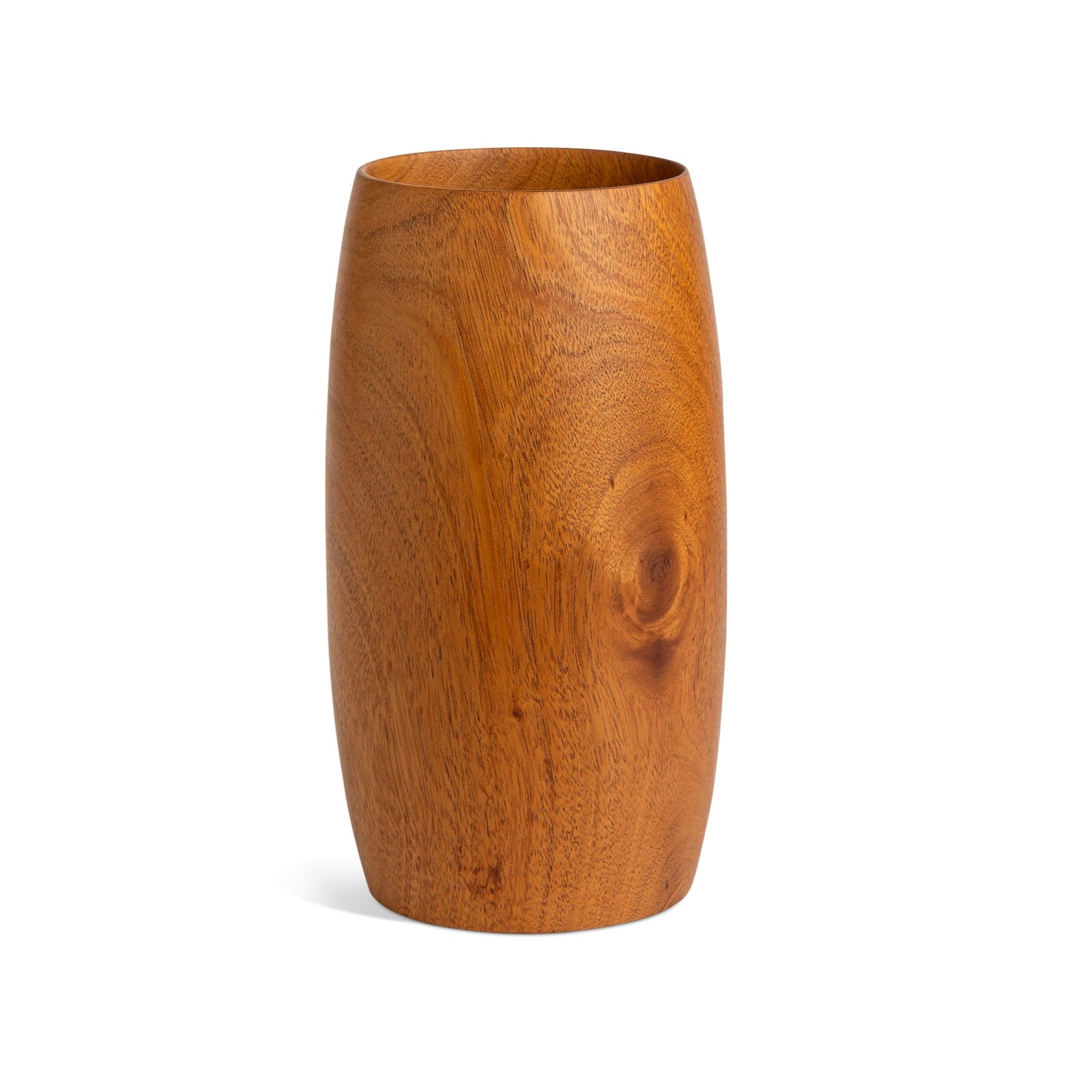 Itza Wood Tall Wood Vase Eleish Van Breems Home