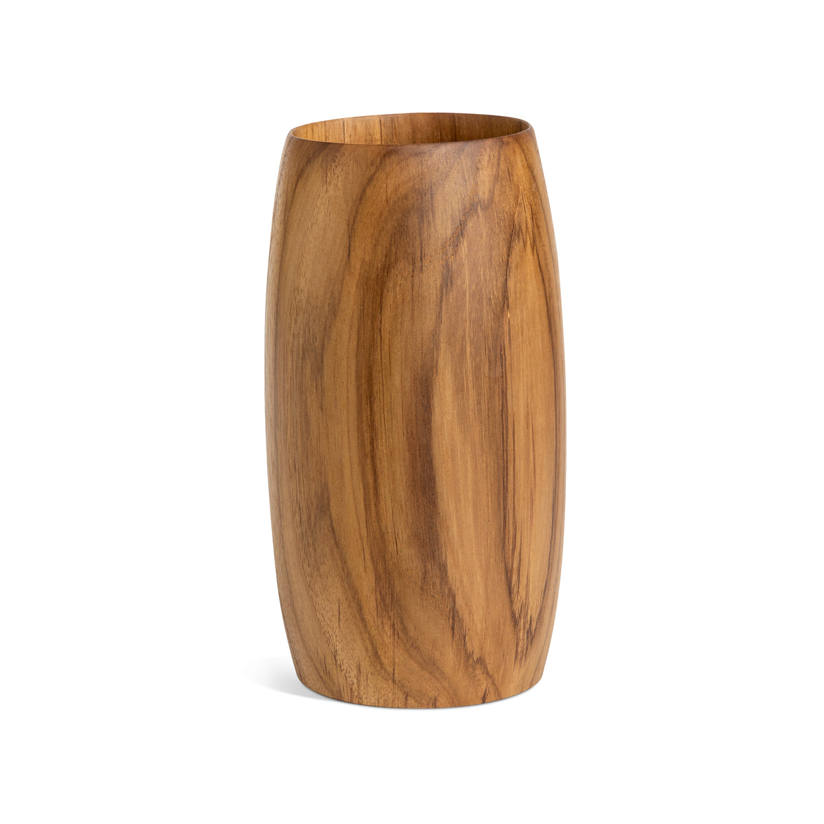Itza Wood Tall Wood Vase Eleish Van Breems Home