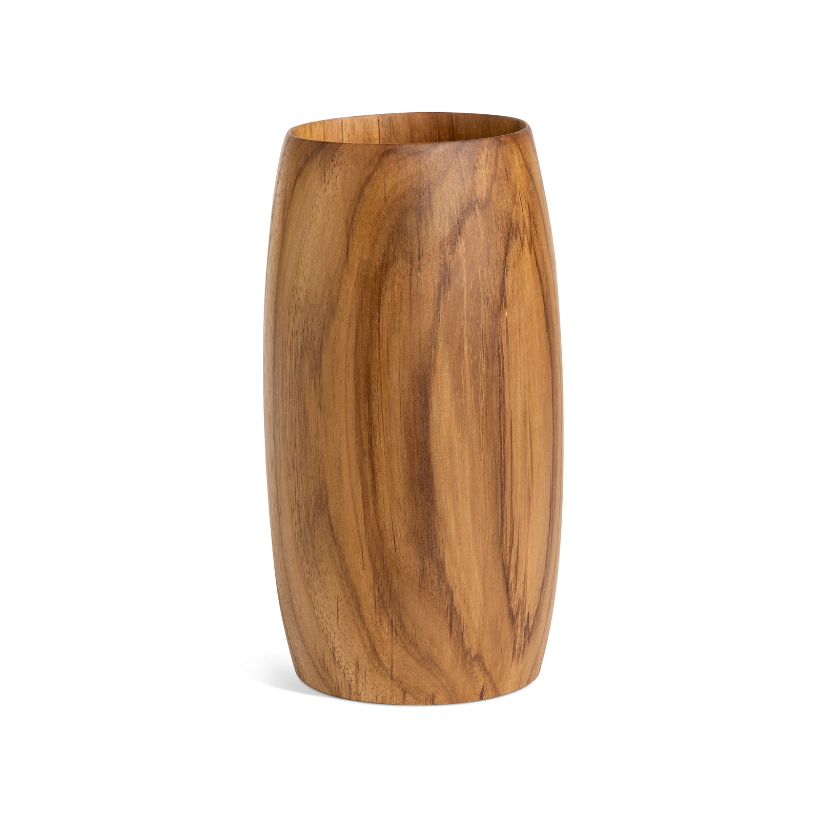 Itza Wood Tall Wood Vase Eleish Van Breems Home